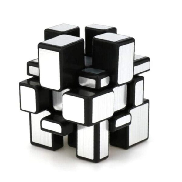 Moyu Meilong 3x3 Silver Mirror High-Speed Magic Puzzle Cube - Multicolor (Mfjs Silver Mirror) - Image 2