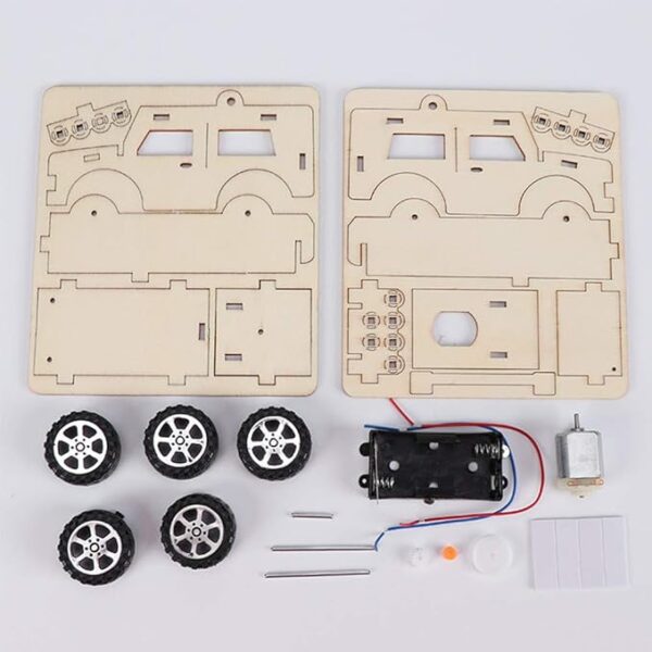 Mini Battery Powered DIY Car Kit Moving Jeep Shape - Image 5