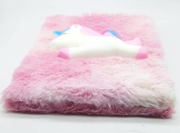 Fur Unicorn Squishy Diary for Girls - Birthday Gift, Return Gift - Image 4