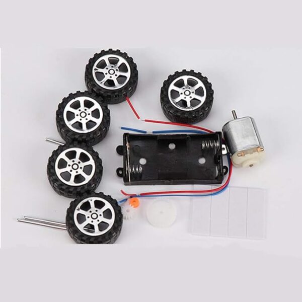 Mini Battery Powered DIY Car Kit Moving Jeep Shape - Image 4