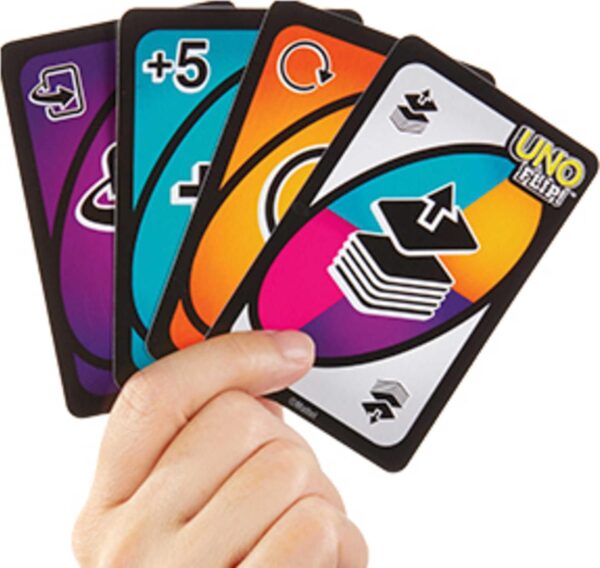 UNO Flip Side Card Game by Mattel - Multi Color - Image 5