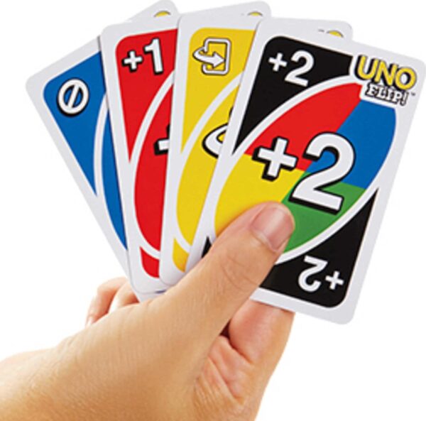 UNO Flip Side Card Game by Mattel - Multi Color - Image 4