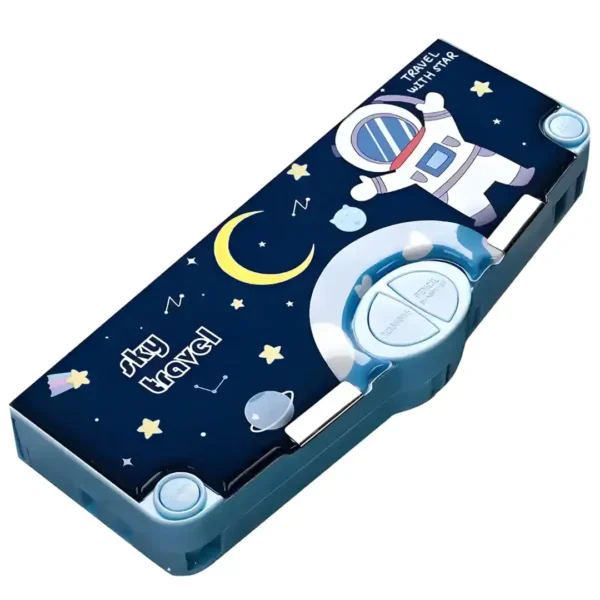 Astronaut Adventure Space-Themed Multifunctional Pencil Box with Pop-Up Buttons - Image 8