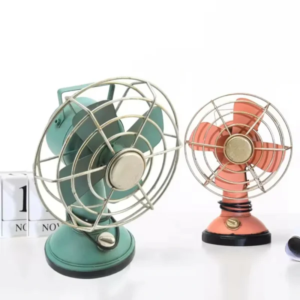 Vintage Style Mini Retro Charging Fan - Image 4