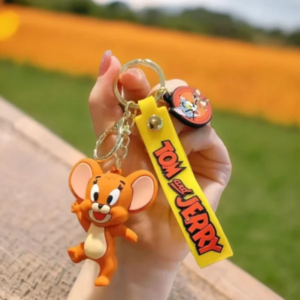 Pack of 2 - Tom and Jerry Keychains and Bag Charms for Kids | Birthday Party Return Gifts | Raksha Bandhan Gifts - Image 5